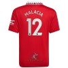 Officiële Voetbalshirt Manchester United Malacia 12 Thuis 2022-23 - Heren